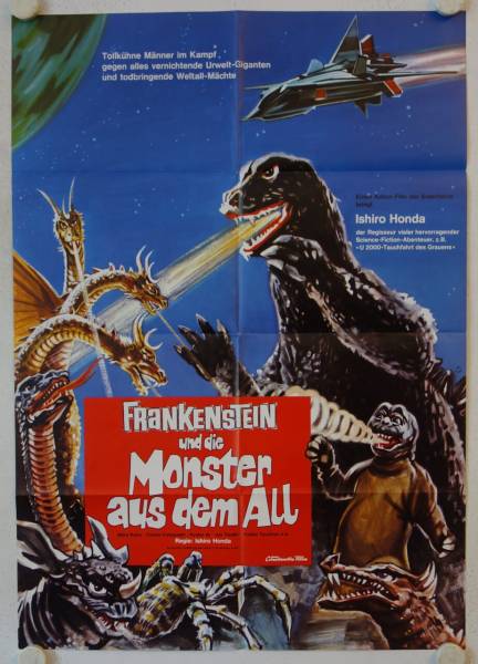 Destroy all Monsters original release german movie poster